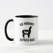 Mug Allez-y Randonnée ? Sac Alpaca ! (Gauche)