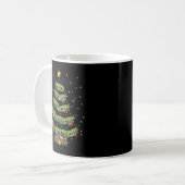 Mug Alligator Amant Noël Alligator Arbre de Noël (Devant gauche)