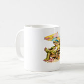 Mug Alligator Art de l'amour-propre – Crocodile d'été (Devant gauche)