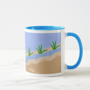 Mug Alligator Green Whimsical Cartoon Art