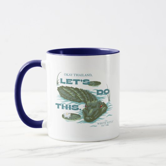 Mug Alligator - Le Lotus Blanc (Gauche)
