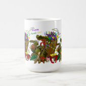 Mug Alligator Mardi Gras (Centre)