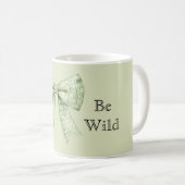 Mug Alligator Print Bow Be Wild (Devant droit)