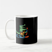 Mug Alligator Ski Alligator Crocodile Ski d'eau Reptil (Gauche)