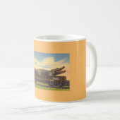 Mug Alligator sur un train (Devant droit)