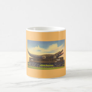 Mug Alligator sur un train