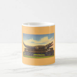 Mug Alligator sur un train