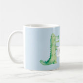 Mug Alligators peints à l'aquarelle avec enseigne pers (Gauche)