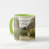 Mug Allingham Un chalet avec des tournesols à Peaslake (Devant gauche)