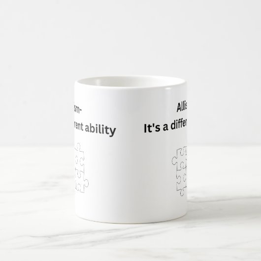 Mug Allisme - c'est une capacité différente (Centre)