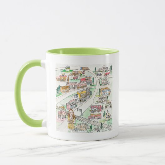Mug Allison Rose a perdu son poulet Kane, PA Coffee Mu (Gauche)