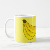 Mug Allons à la banane ! Bouquet de bananes. Votre nom (Gauche)