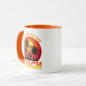 Mug Allons à la plage (Devant gauche)