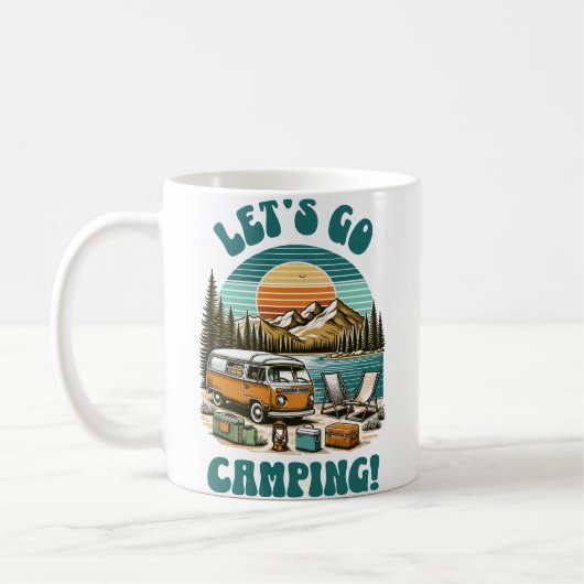 Mug Allons au Camping (Gauche)