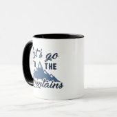 Mug Allons Aux Montagnes (Devant gauche)