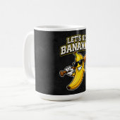 Mug Allons Bananes Baseball Rétro Banane Drôle (Devant gauche)