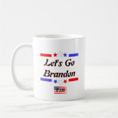 Mug Allons Brandon FJB Rouge Blanc Bleu Étoiles US Dra (Gauche)
