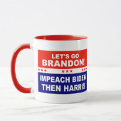 Mug Allons Brandon Impeach Biden Puis Harris (Gauche)