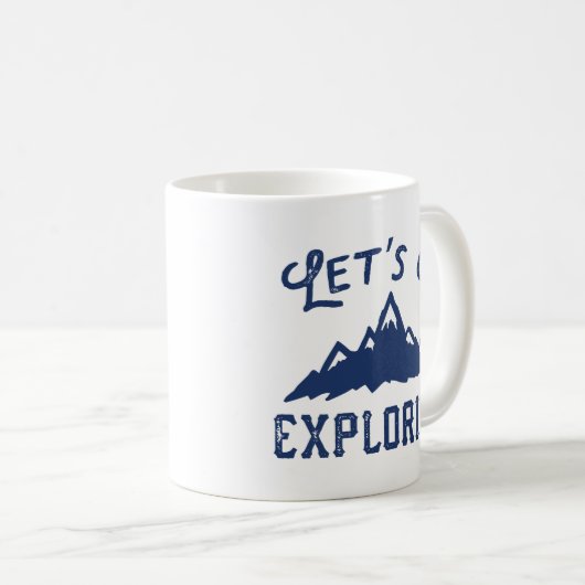 Mug Allons explorer (Devant droit)