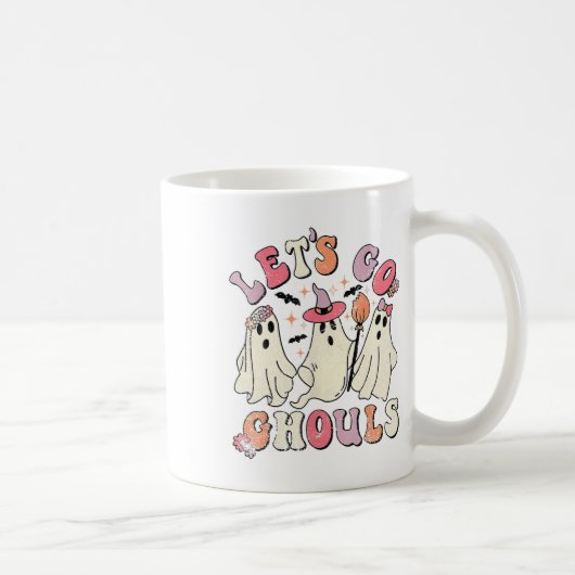 Mug Allons Gouls Halloween Ghost Costume Ret (Droite)