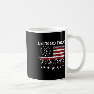 Mug Allons manger un Taco 8647 Drapeau US 86 47 Hommes