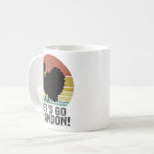 Mug Allons voir Brandon Thanksgiving Turkey Retro Vint (Devant gauche)