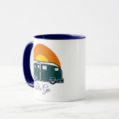 Mug Allons-y ! Camionnette rétro amusante (Devant gauche)