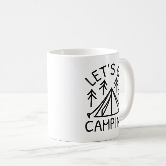 Mug Allons-y Camping (Devant droit)