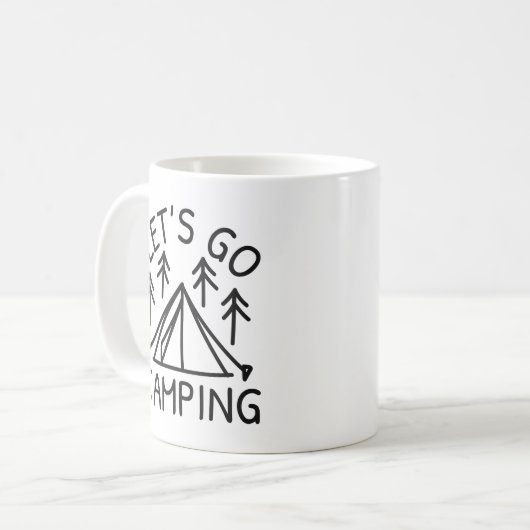 Mug Allons-y Camping (Devant gauche)