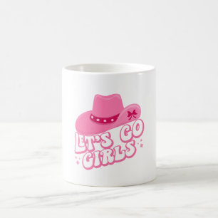 Mug Allons-y Filles, Voyage Filles, Retro Graphic