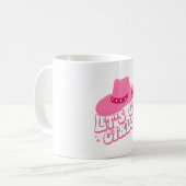 Mug Allons-y les filles, Voyage de filles, Graphique R (Devant gauche)