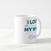 Mug Allons-y Pêcher (Devant droit)