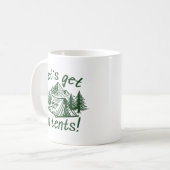 Mug Allons-y sous les tentes (Devant gauche)