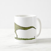 Mug Allosaurus de Dinosaure jurassique (Devant droit)