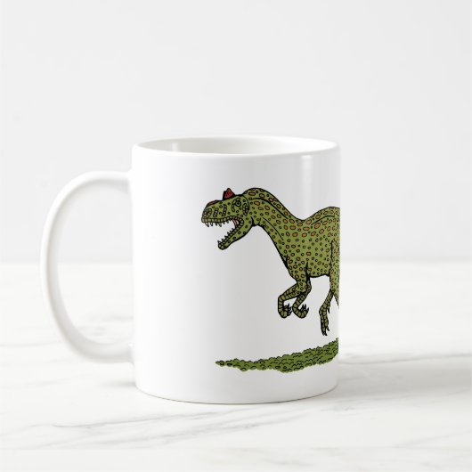 Mug Allosaurus de Dinosaure jurassique (Gauche)