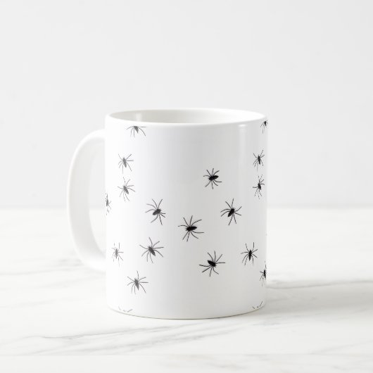Mug Allover Araignées Halloween (Devant gauche)