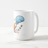Mug Allumez Votre Potentiel Fusée Cerveau Motivationne (Devant droit)