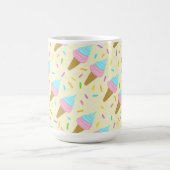 Mug Almofada fofa com estampa contínua de sorvetes (Centre)