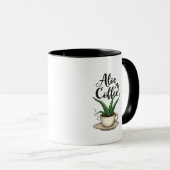 Mug aloe mon caffee (Devant droit)