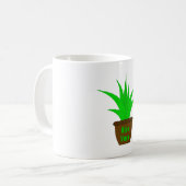 Mug Aloe Vera avec un Étiquette (Devant gauche)