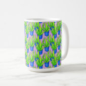 Mug Aloe Vera Motif Plante Monogrammé (Devant droit)