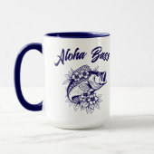 Mug Aloha Bass-Hawaïen Bleu (Gauche)