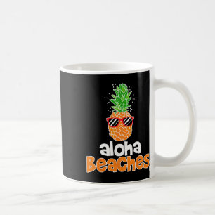 Mug Aloha Beach Pineapples Sungles Hawaiian Y'all Vac