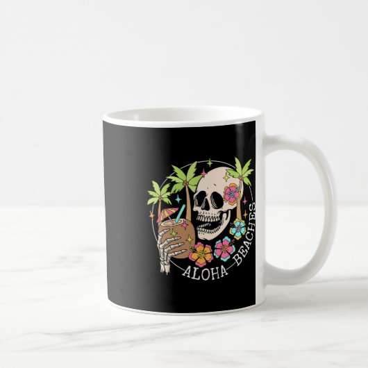 Mug Aloha Beachs Skeleton Summer Vacation Hawaii Famil (Droite)
