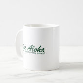 Mug Aloha conception vivante de paysage (Devant gauche)