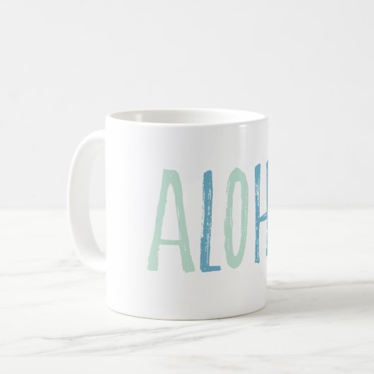 Mug Aloha de Monnaie Bleue (Devant gauche)