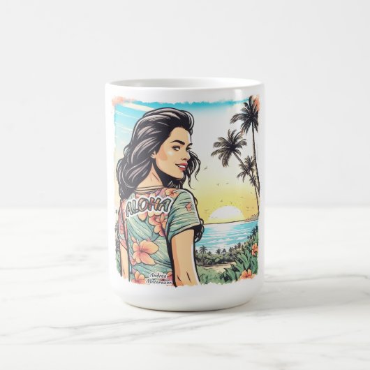 Mug Aloha Girl (Centre)