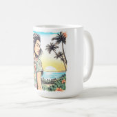 Mug Aloha Girl (Devant droit)