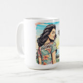 Mug Aloha Girl (Devant gauche)