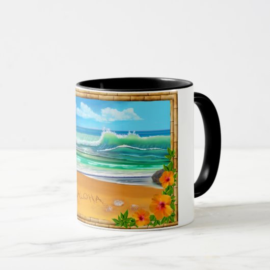 Mug Aloha Hawaï (Devant droit)